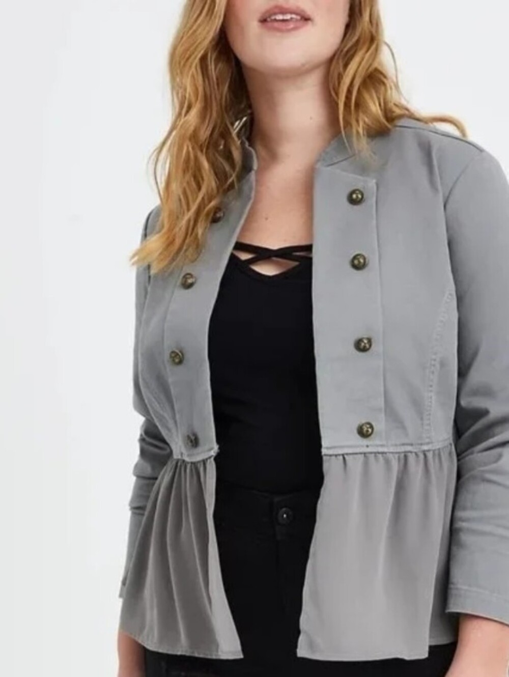 Torrid size 2 gray jacket